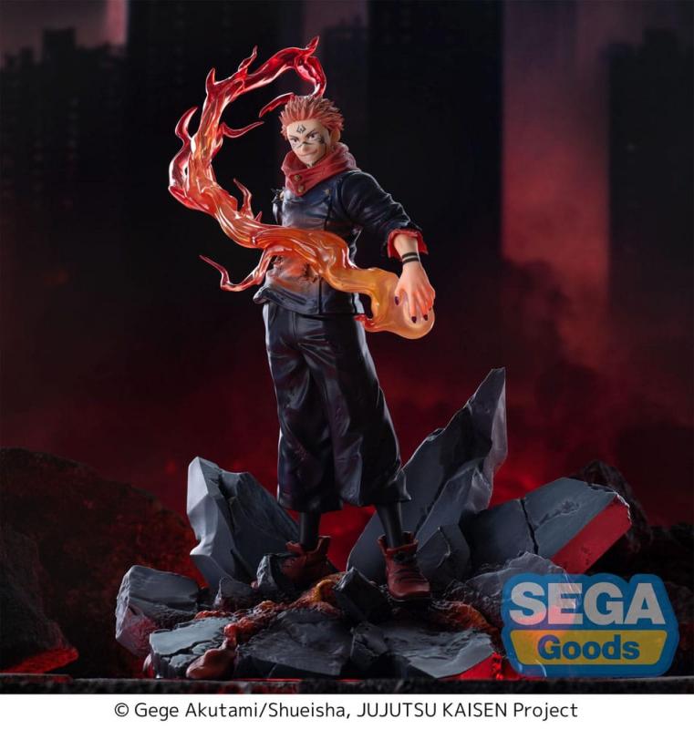 FIGURA SUKUNA FUGA JUJUTSU KAISEN LUMINASTA  23CM   SEGA
