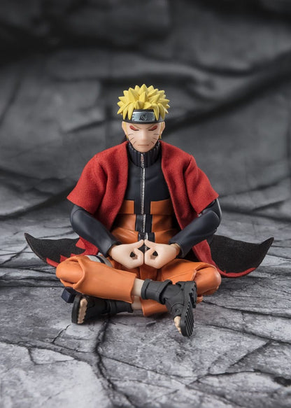 FIGURA TAMASHII NATIONS SH FIGUARTS NARUTO SHIPUDDEN NARUTO UZUMAKI SAGE MODE SAVIOR OF KONOHA  