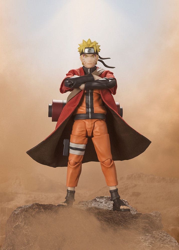 FIGURA TAMASHII NATIONS SH FIGUARTS NARUTO SHIPUDDEN NARUTO UZUMAKI SAGE MODE SAVIOR OF KONOHA   TAMASHII NATIONS