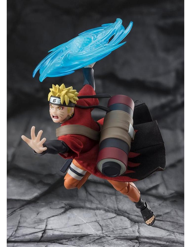 FIGURA TAMASHII NATIONS SH FIGUARTS NARUTO SHIPUDDEN NARUTO UZUMAKI SAGE MODE SAVIOR OF KONOHA   TAMASHII NATIONS