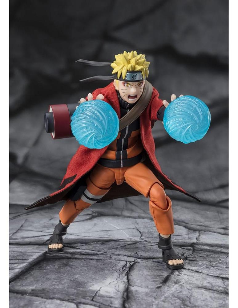 FIGURA TAMASHII NATIONS SH FIGUARTS NARUTO SHIPUDDEN NARUTO UZUMAKI SAGE MODE SAVIOR OF KONOHA   TAMASHII NATIONS