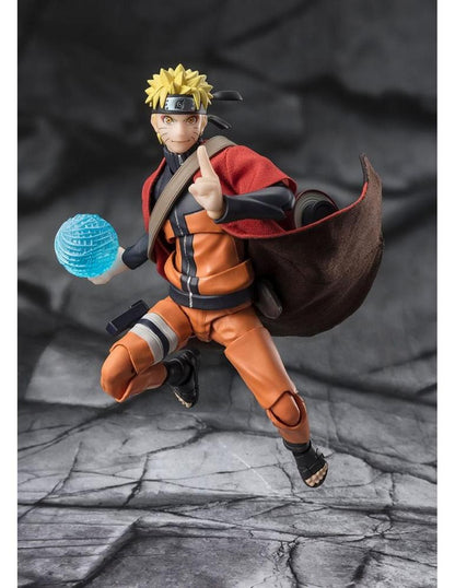 FIGURA TAMASHII NATIONS SH FIGUARTS NARUTO SHIPUDDEN NARUTO UZUMAKI SAGE MODE SAVIOR OF KONOHA  