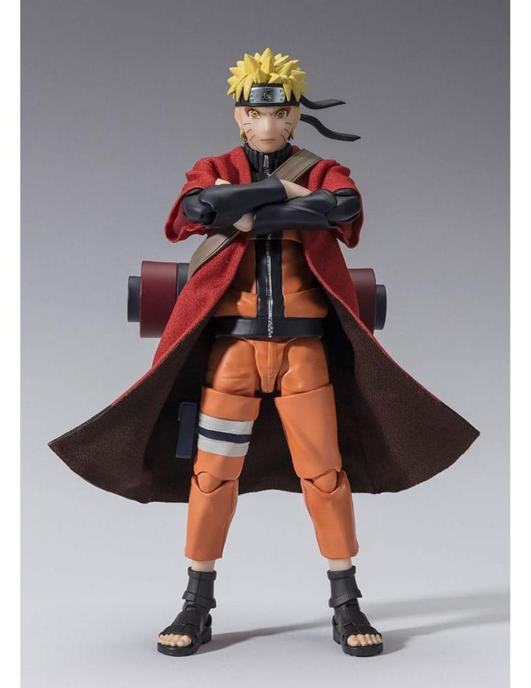 FIGURA TAMASHII NATIONS SH FIGUARTS NARUTO SHIPUDDEN NARUTO UZUMAKI SAGE MODE SAVIOR OF KONOHA   TAMASHII NATIONS