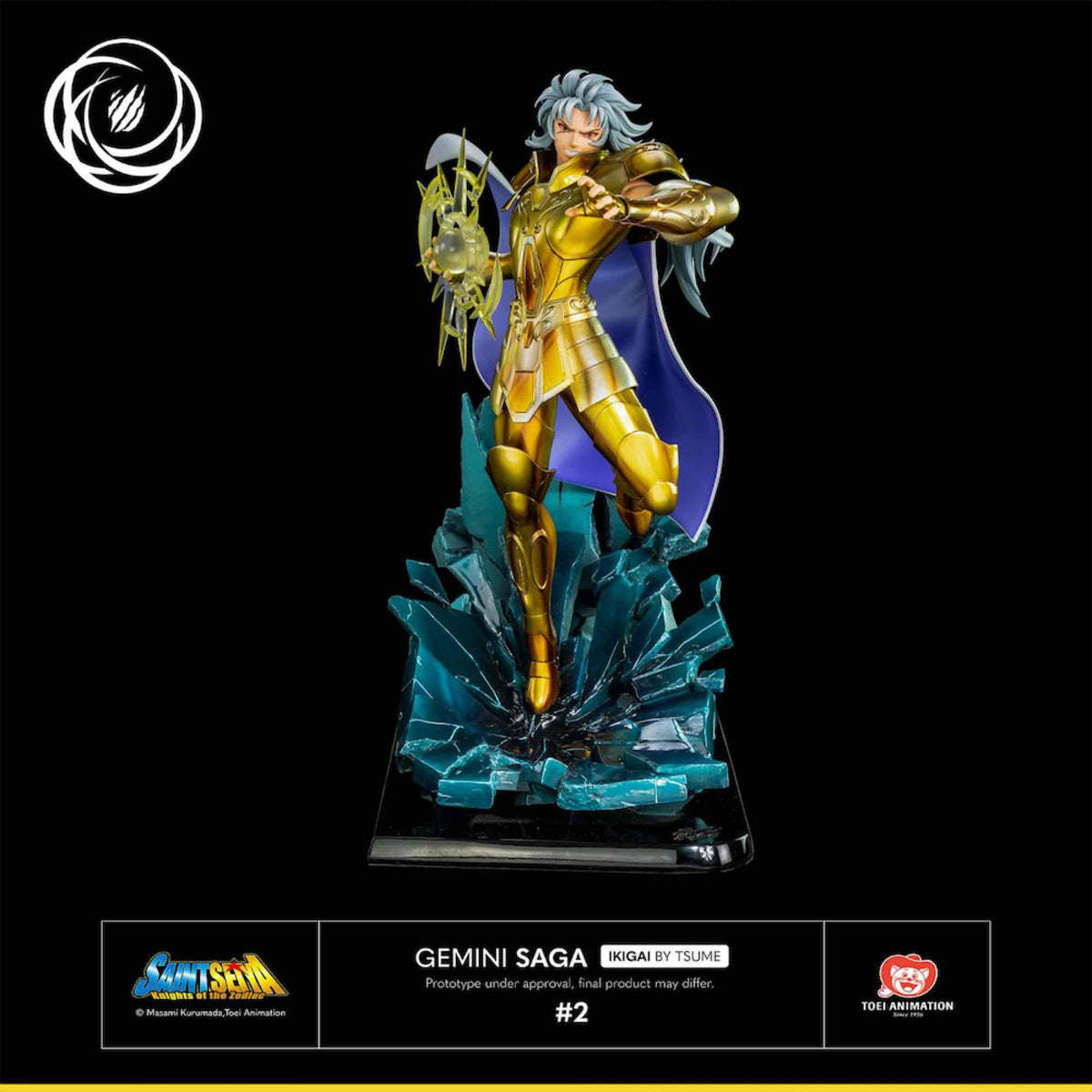 FIGURA TSUME ARTS SAINT SEIYA GEMINI SAGA RESINA ESCALA 1 6 IKIGAI   Tsume