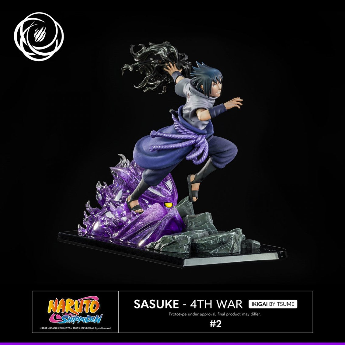 FIGURA TSUME NARUTO SHIPPUDEN SASUKE UCHIHA 4TH WAR RESINA IKIGAI   Tsume