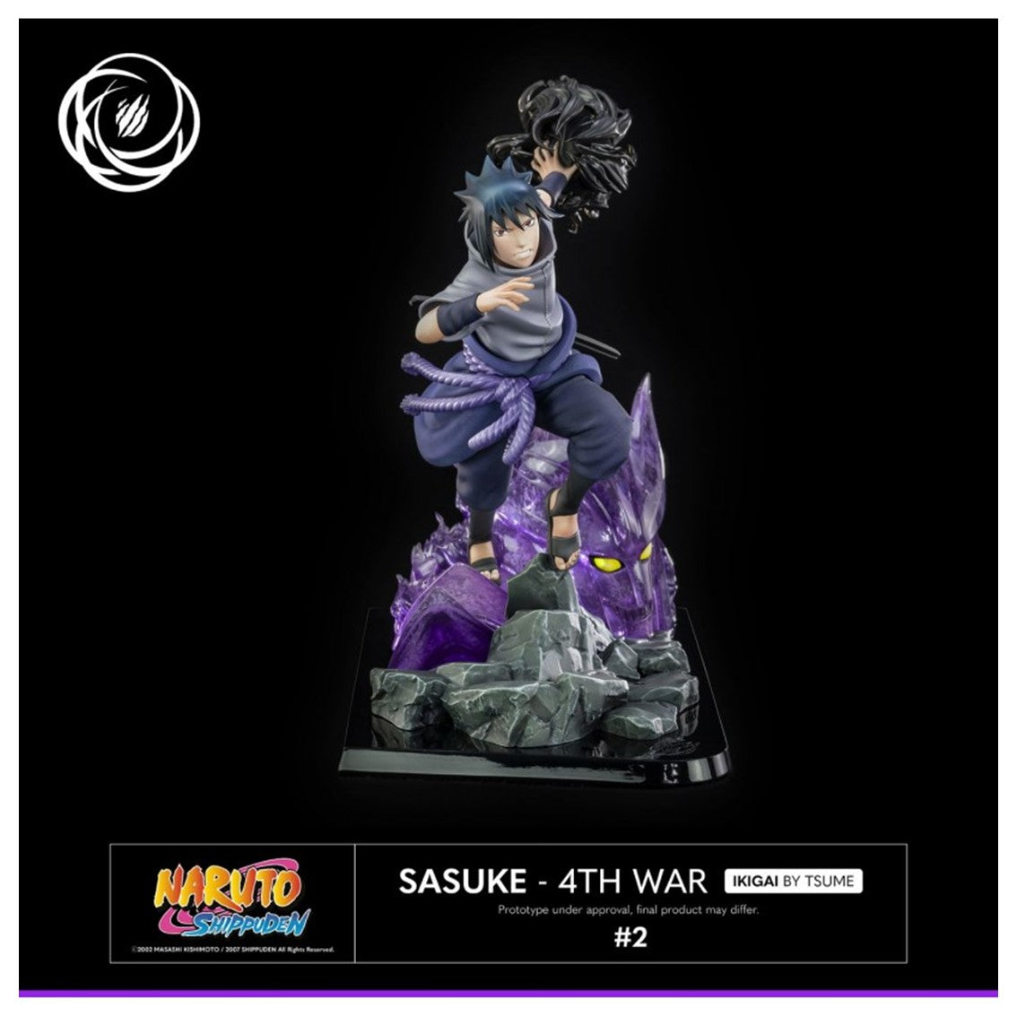 FIGURA TSUME NARUTO SHIPPUDEN SASUKE UCHIHA 4TH WAR RESINA IKIGAI   Tsume