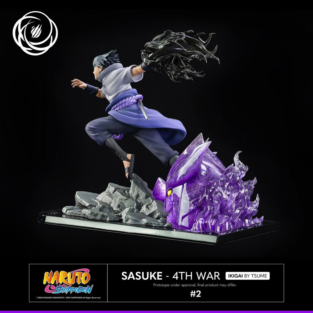 FIGURA TSUME NARUTO SHIPPUDEN SASUKE UCHIHA 4TH WAR RESINA IKIGAI   Tsume