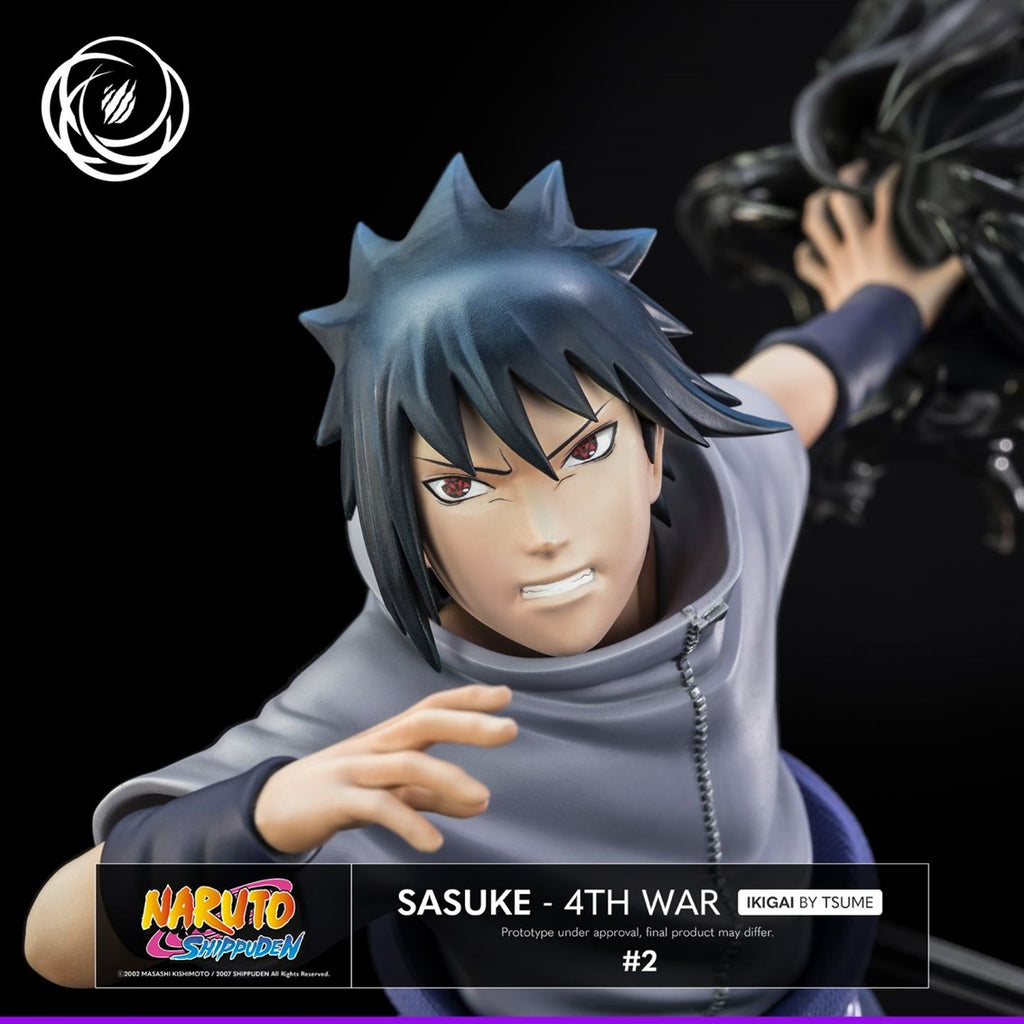 FIGURA TSUME NARUTO SHIPPUDEN SASUKE UCHIHA 4TH WAR RESINA IKIGAI   Tsume