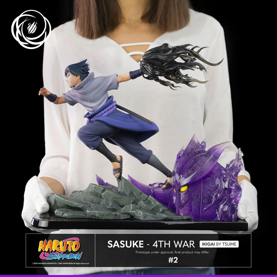 FIGURA TSUME NARUTO SHIPPUDEN SASUKE UCHIHA 4TH WAR RESINA IKIGAI   Tsume