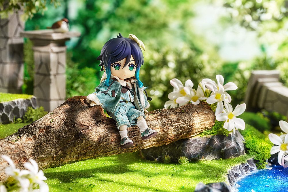 FIGURA VENTI BLUE BALLAD VERSION GENSHIN IMPACT NENDOROID DOLL   GOOD SMILE