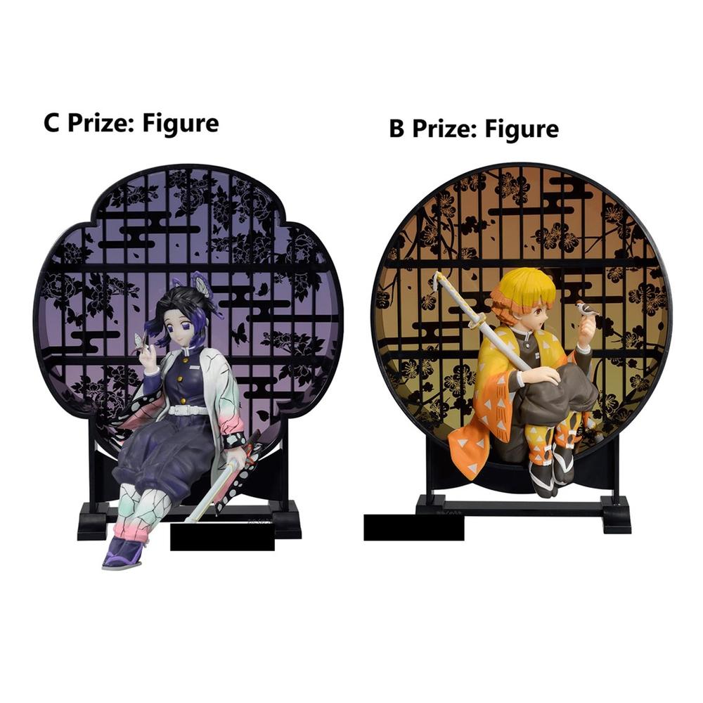 FIGURAS B Y C KUJI DEMON SLAYER RESOLUTION THE SECOND ZENITSU & KOCHO   BANDAI
