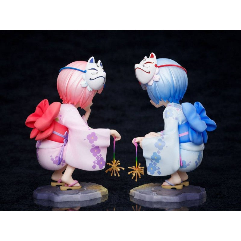 FIGURAS RAM & REM CHILDHOOD SUMMER MEMORIES VER FIG 11,5 CM RE:ZERO 1/7 SCALE   FURYU