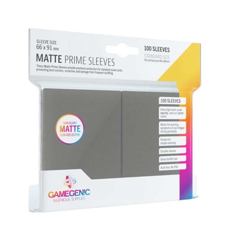 FUNDAS TCG PACK MATTE PRIME SLEEVES -Color a elegir   Gamegenic