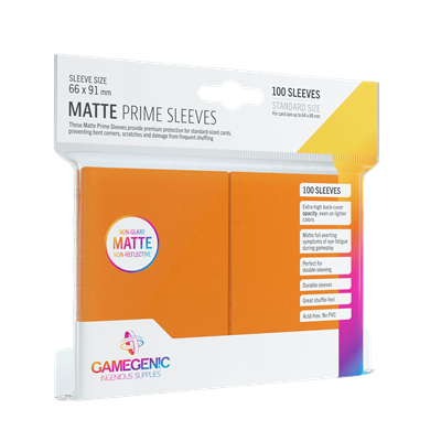 FUNDAS TCG PACK MATTE PRIME SLEEVES -Color a elegir   Gamegenic