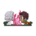 FUNKO POP MOMENT ANIMACION DEMON SLAYER KIMETSU NO YAIBA TANJIRO VS RUI   FUNKO