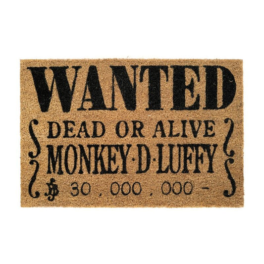 Felpudo Wanted Monkey D Luffy One Piece  