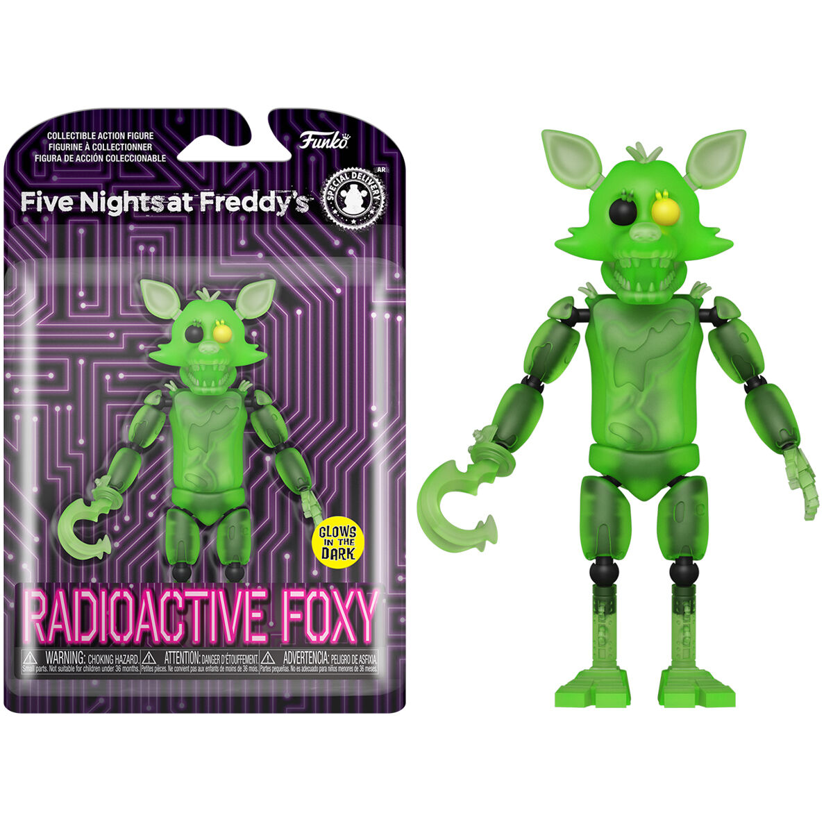 Figura Action Five Nights at Freddys Radioactive Foxy   FUNKO