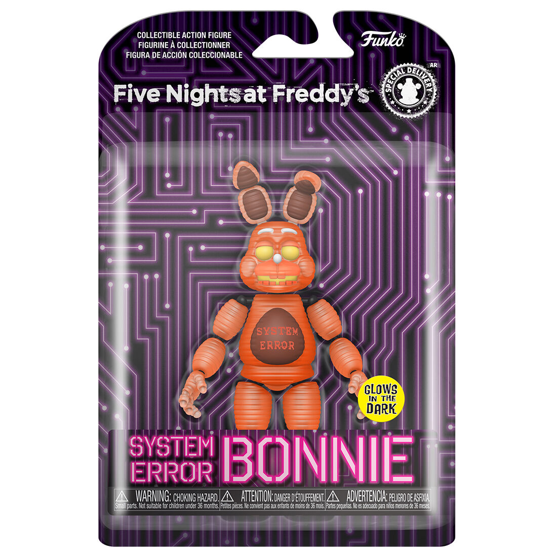 Figura Action Five Nights at Freddys System Error Bonnie   FUNKO