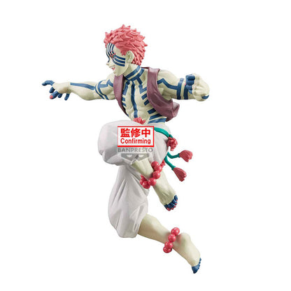Figura Akaza Vibration Stars Demon Slayer Kimetsu no Yaiba 13cm   BANPRESTO