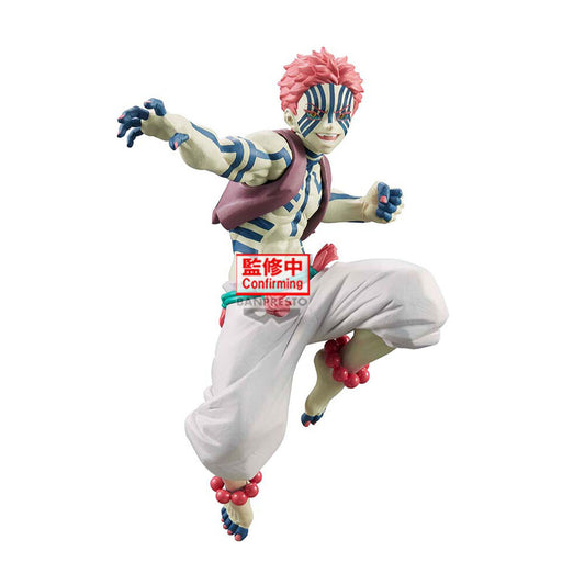 Figura Akaza Vibration Stars Demon Slayer Kimetsu no Yaiba 13cm  
