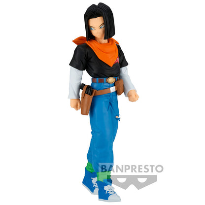 Figura Android 17 Solid Edge Work Dragon Ball Z 17cm   BANPRESTO