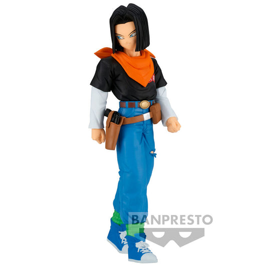 Figura Android 17 Solid Edge Work Dragon Ball Z 17cm  