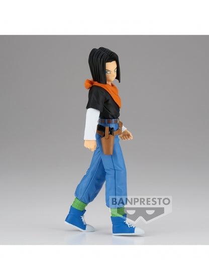 Figura Android 17 Solid Edge Work Dragon Ball Z 17cm   BANPRESTO