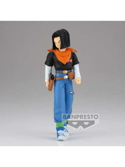 Figura Android 17 Solid Edge Work Dragon Ball Z 17cm   BANPRESTO