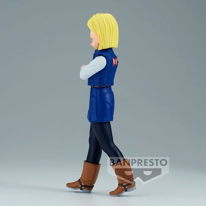 Figura Android 18 Solid Edge Work Dragon Ball Z 17cm  
