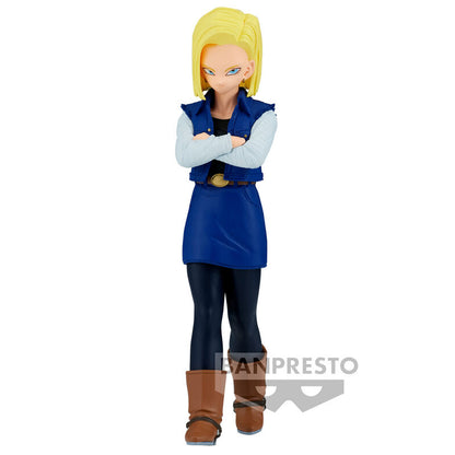 Figura Android 18 Solid Edge Work Dragon Ball Z 17cm  