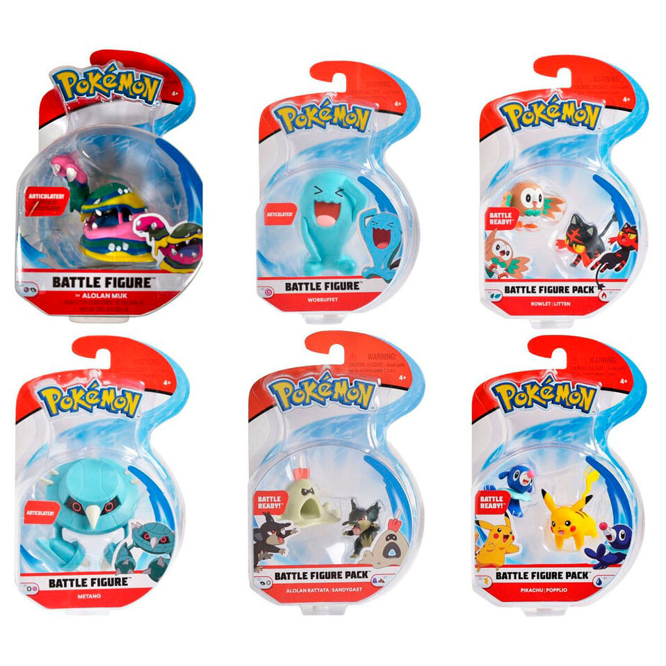 Figura Battle Pokemon 5cm surtido   JAZWARES