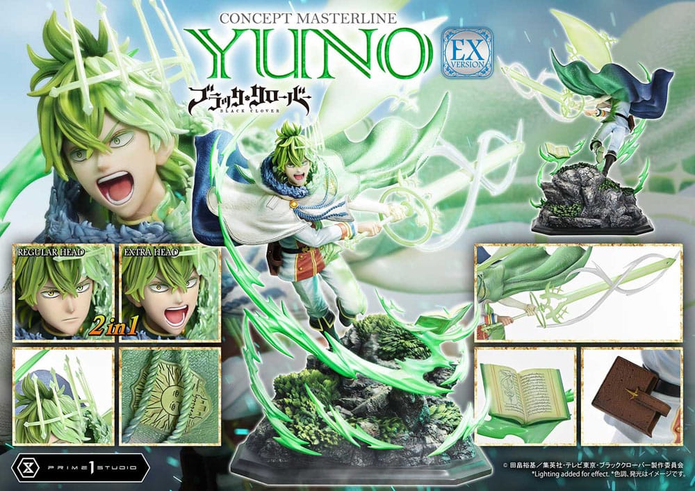 Figura Black Clover Concept Masterline Series Estatua 1/6 Yuno Exclusive Ver. 57 cm  