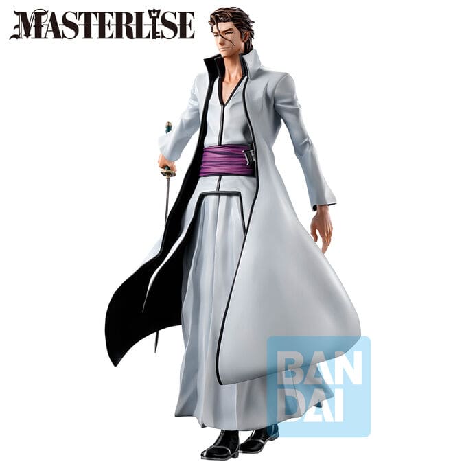Figura Bleach Masterlise Ichibansho Sosuke Aizen 25cm   BANPRESTO