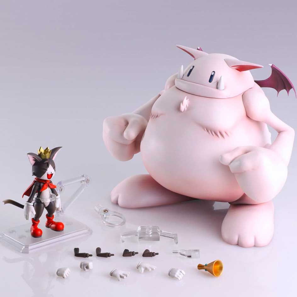 Figura Cait Sith & Fat Moogle Final Fantasy VII Bring 15cm  