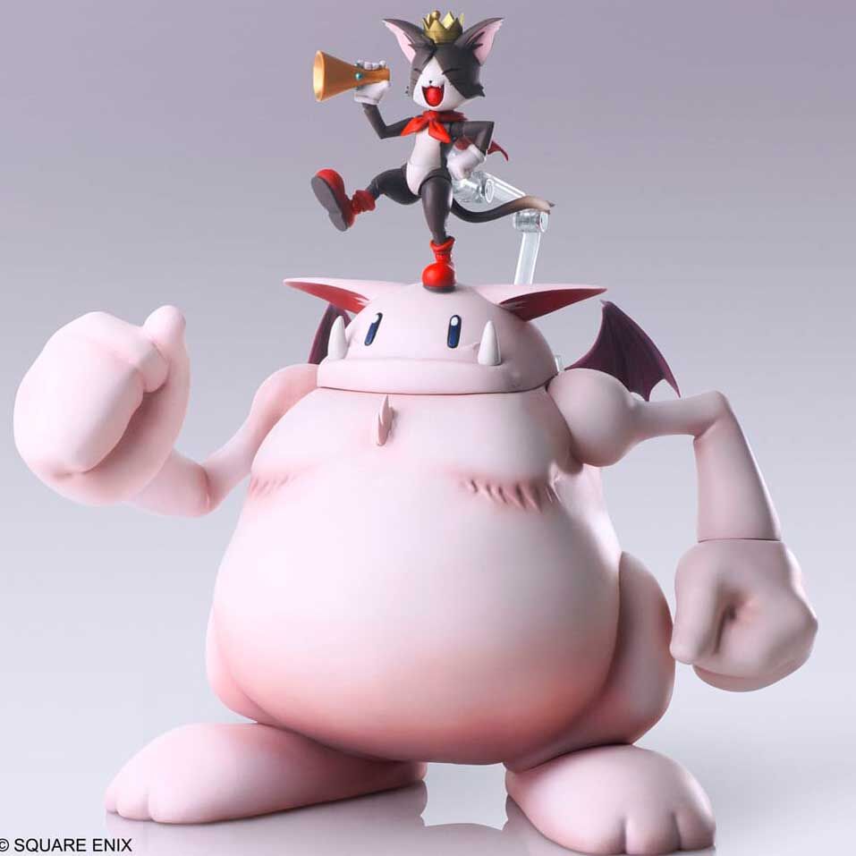 Figura Cait Sith & Fat Moogle Final Fantasy VII Bring 15cm  