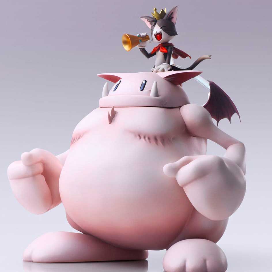 Figura Cait Sith & Fat Moogle Final Fantasy VII Bring 15cm  
