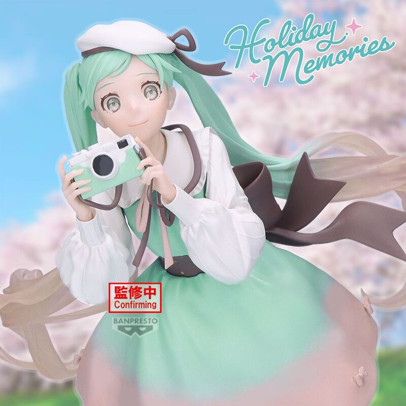 Figura Camera Holiday Memories Hatsune Miku   BANPRESTO