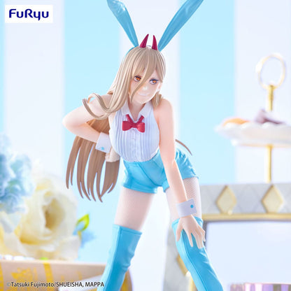 Figura Chainsaw Man Estatua PVC BiCute Bunnies Power Light Blue Color Ver. 30 cm  