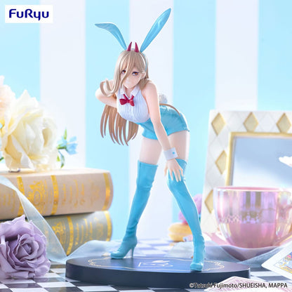 Figura Chainsaw Man Estatua PVC BiCute Bunnies Power Light Blue Color Ver. 30 cm  