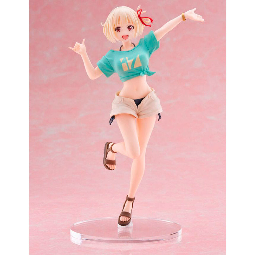 Figura Chisato Nishikigi Hawaiian Ver. Lycoris Recoil 18cm  