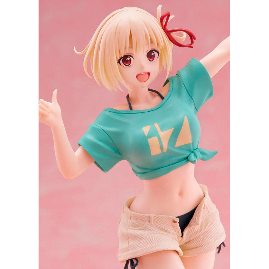 Figura Chisato Nishikigi Hawaiian Ver. Lycoris Recoil 18cm  