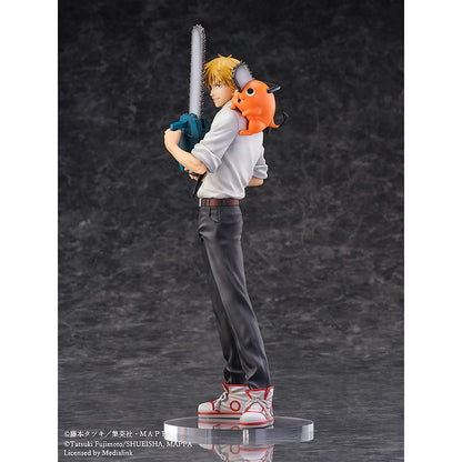 Figura DENJI & POCHITA STATUE 24,5 CM CHAINSAW MAN 1/7 SCALE  