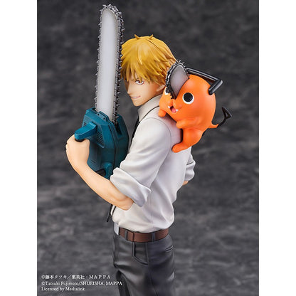 Figura DENJI & POCHITA STATUE 24,5 CM CHAINSAW MAN 1/7 SCALE  