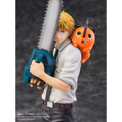 Figura DENJI & POCHITA STATUE 24,5 CM CHAINSAW MAN 1/7 SCALE  