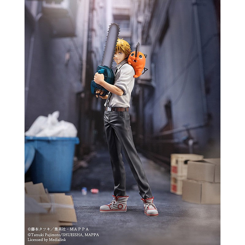 Figura DENJI & POCHITA STATUE 24,5 CM CHAINSAW MAN 1/7 SCALE  