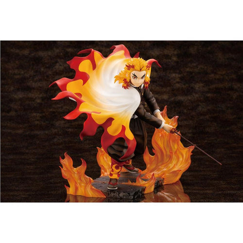 Figura Demon Slayer: Kimetsu no Yaiba ARTFXJ Kyojuro Rengoku Bonus Edition   Kotobukiya
