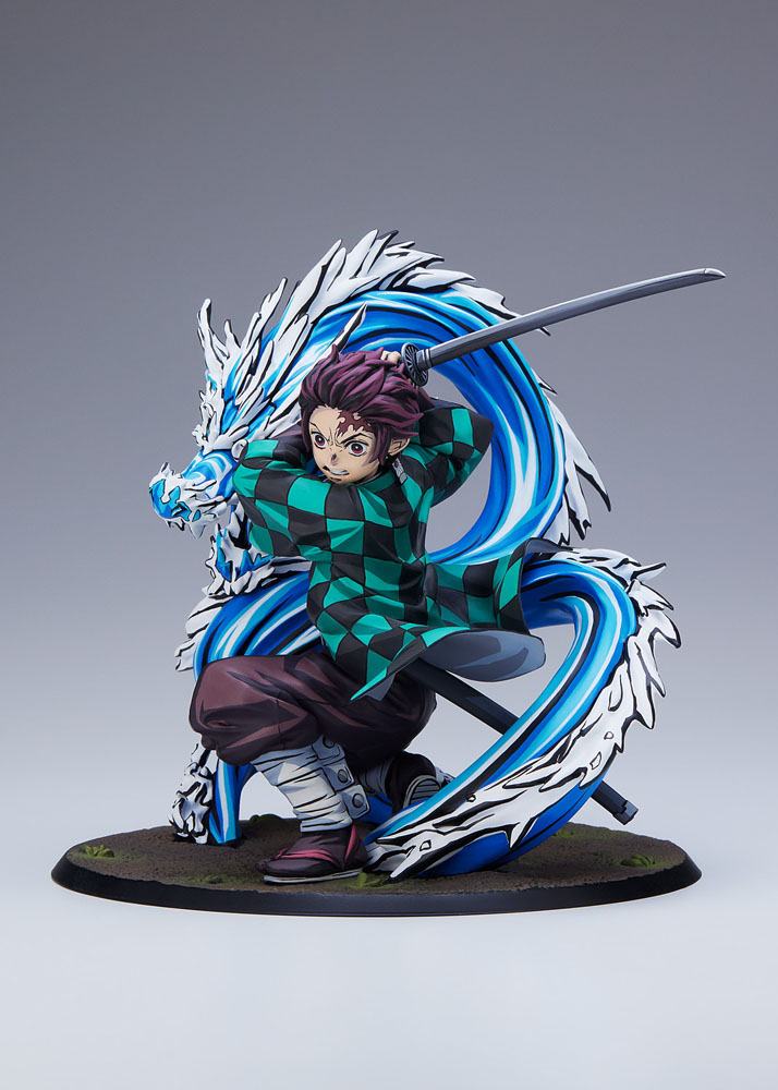 Figura Demon Slayer: Kimetsu no Yaiba Estatua 1/8 Tanjiro Kamado Total Concentration Paint Ver. 19 cm   Aniplex