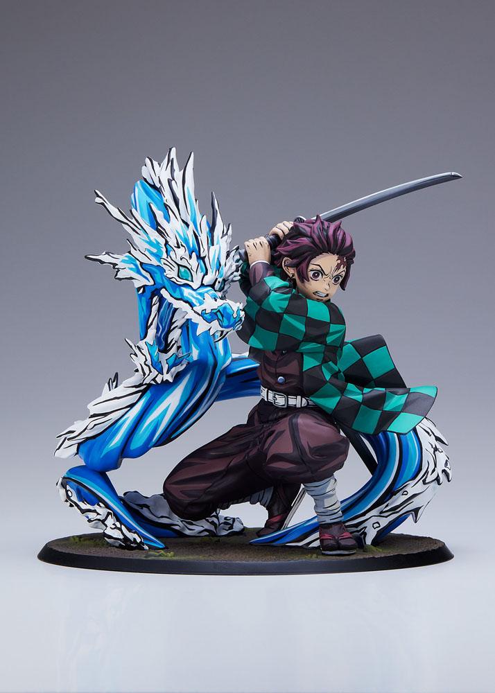 Figura Demon Slayer: Kimetsu no Yaiba Estatua 1/8 Tanjiro Kamado Total Concentration Paint Ver. 19 cm   Aniplex