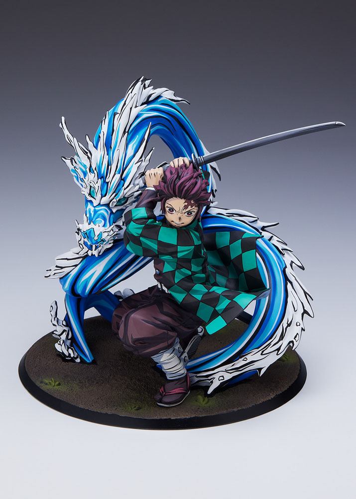 Figura Demon Slayer: Kimetsu no Yaiba Estatua 1/8 Tanjiro Kamado Total Concentration Paint Ver. 19 cm   Aniplex
