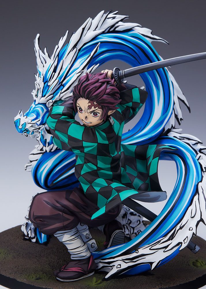 Figura Demon Slayer: Kimetsu no Yaiba Estatua 1/8 Tanjiro Kamado Total Concentration Paint Ver. 19 cm   Aniplex
